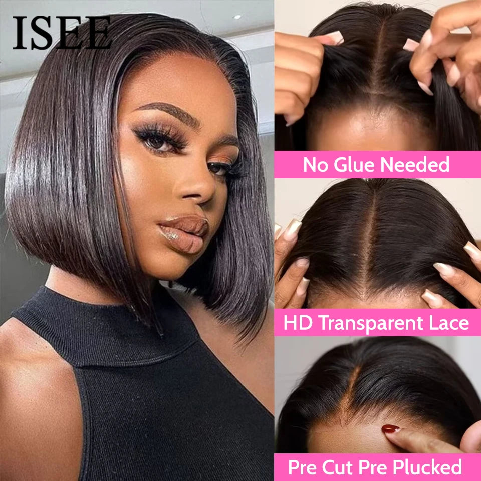 Chic Bob | Bob Glueless HD Lace 7x5 Closure Bob Wig