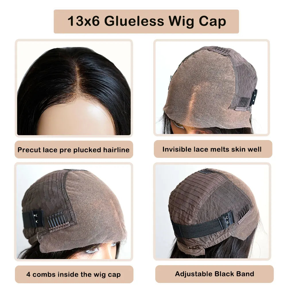 Trending Now | Brown Highlight Glueless HD Lace 13x6 Frontal Wig by Youleas