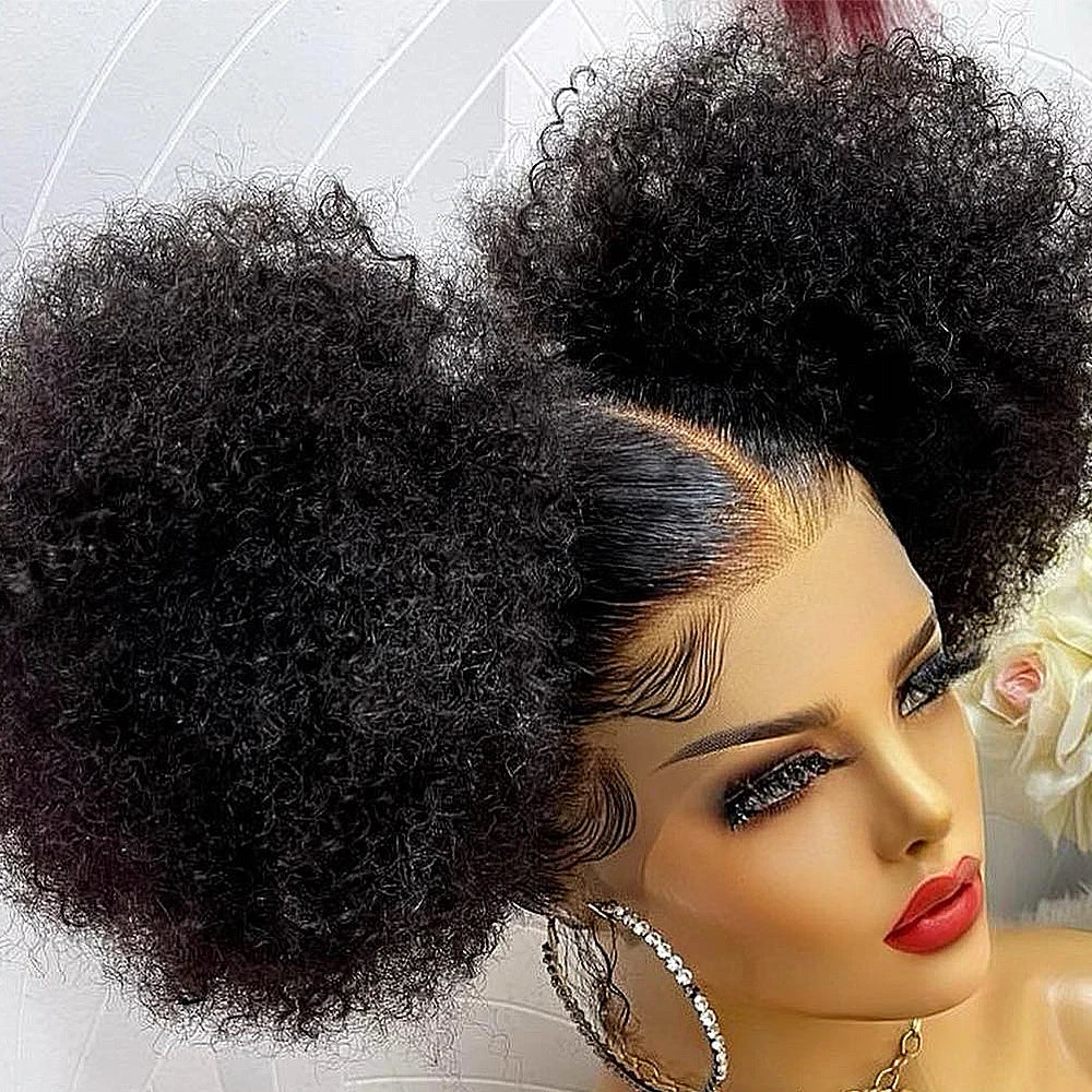 Big Curl Energy | 400% Super Density Kinky Curly Glueless HD Lace 360 Lace Wig