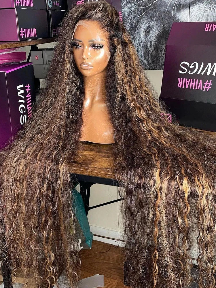 Wear & Go | Highlight Deep Wave Glueless HD Lace 13x6 Frontal Wig Pre-Cut — Top Seller