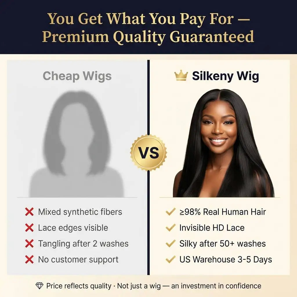 No Glue Needed | Wear & Go Glueless HD Lace 13x6 Frontal Wig Pre-Cut — Top Seller