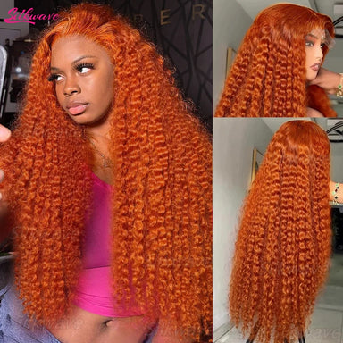 Throw On & Go | Ginger Deep Wave Glueless HD Lace 13x6 Frontal Wig