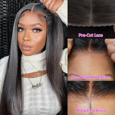 Classic Silk | Straight Glueless HD Lace 13x6 Frontal Wig