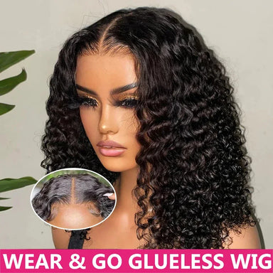 Throw On & Go | Water Wave Glueless HD Lace 4x4 Closure Wig