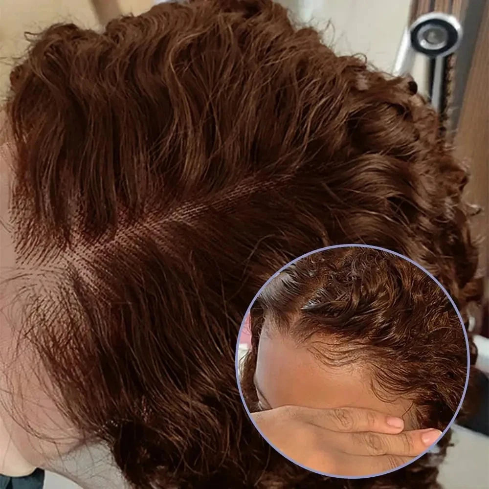 Effortless Waves | Water Wave Glueless HD Lace 13x4 Frontal Wig by MOMO Pre-Cut