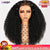 Curl Goals | 400% Super Density Kinky Curly Glueless HD Lace 13x6 Frontal Wig by HMBP
