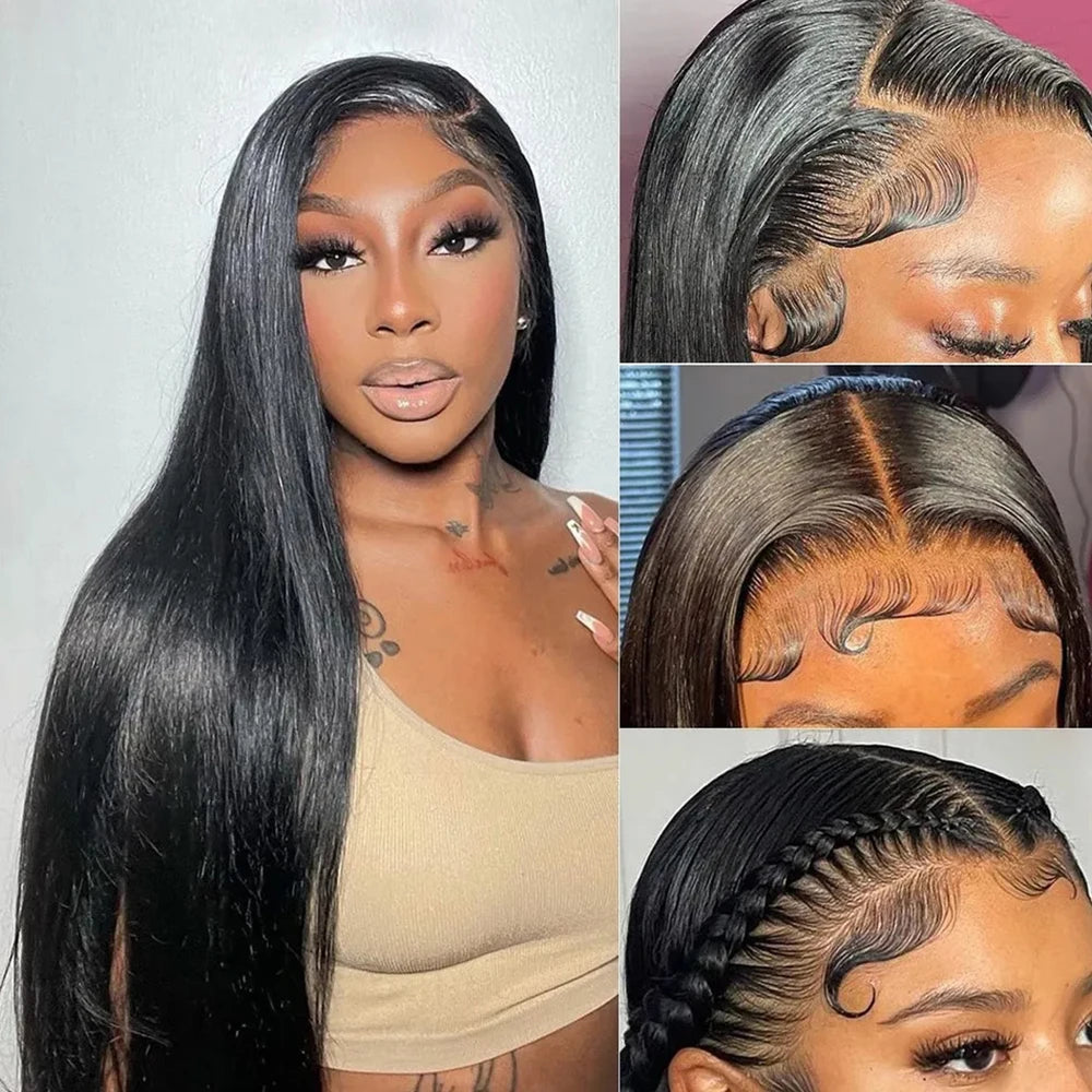 Classic Silk | Straight Glueless HD Lace 13x6 Frontal Wig by YARRA Wig Pre-Cut