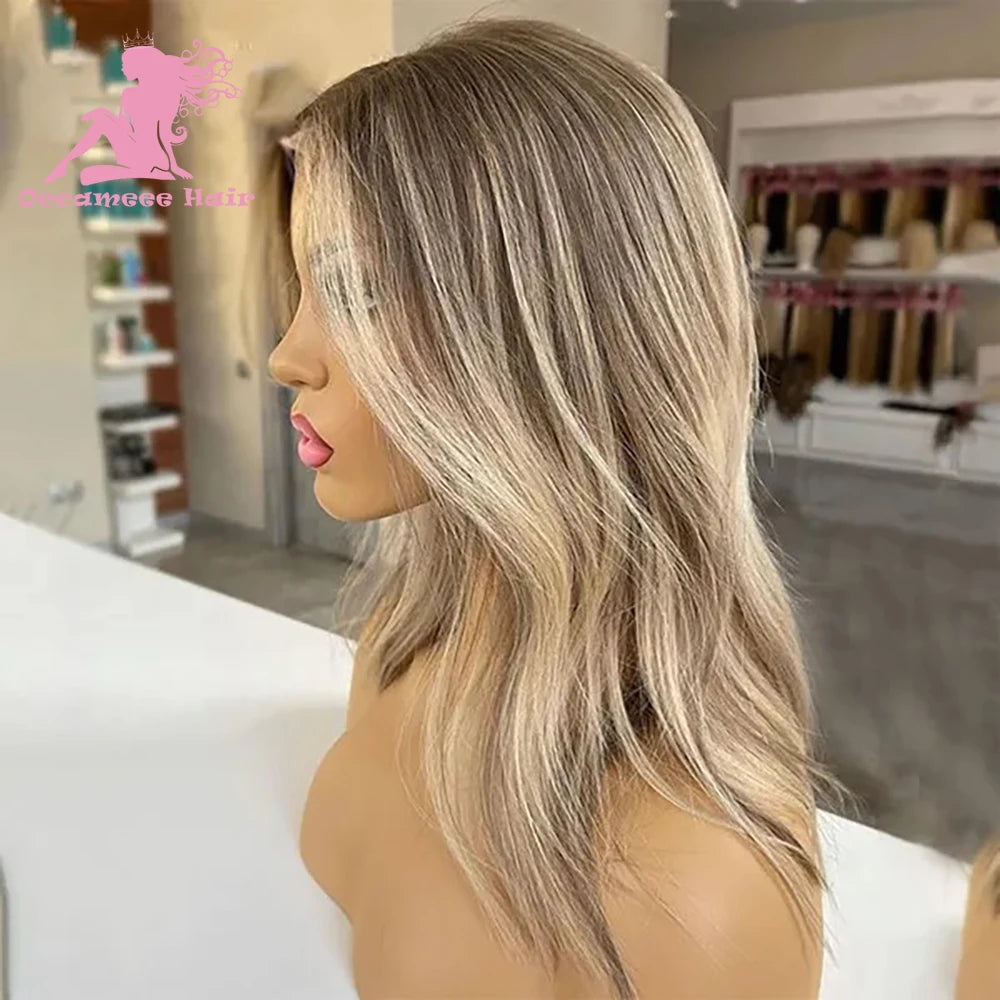 Color Pop | Brown Highlight Glueless HD Lace 13x6 Frontal Wig