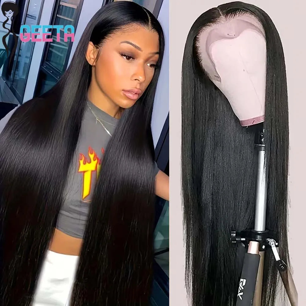 Polished Look | 300% Extra Density Straight Glueless HD Lace 13x6 Frontal Wig