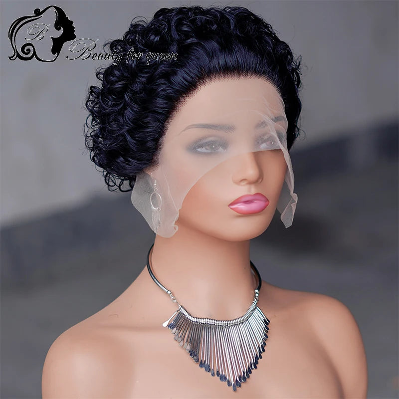 Natural Kinks | Kinky Curly Glueless HD Lace 13x4 Frontal Wig by Evolution Of Hairdressing Pre-Cut