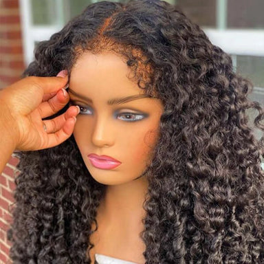 Curl Goals | Kinky Curly Glueless HD Lace 13x4 Frontal Wig by DC hair