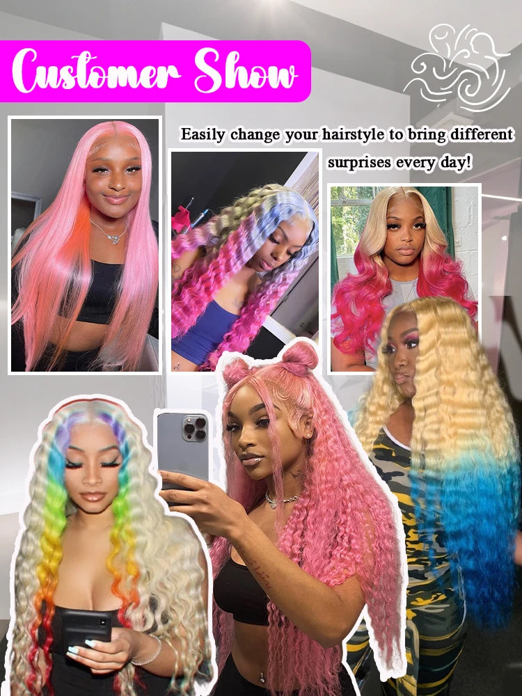 Ready To Wear | 613 Blonde 250% High Density Deep Wave Glueless HD Lace 13x6 Frontal Wig Pre-Cut