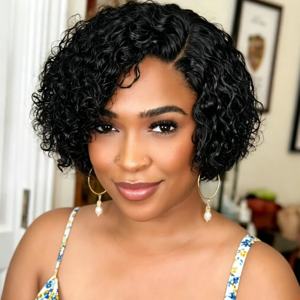 Throw On & Go | Burgundy 99J Water Wave Glueless HD Lace 13x4 Frontal Wig by BEAUTYHAIR Pre-Cut