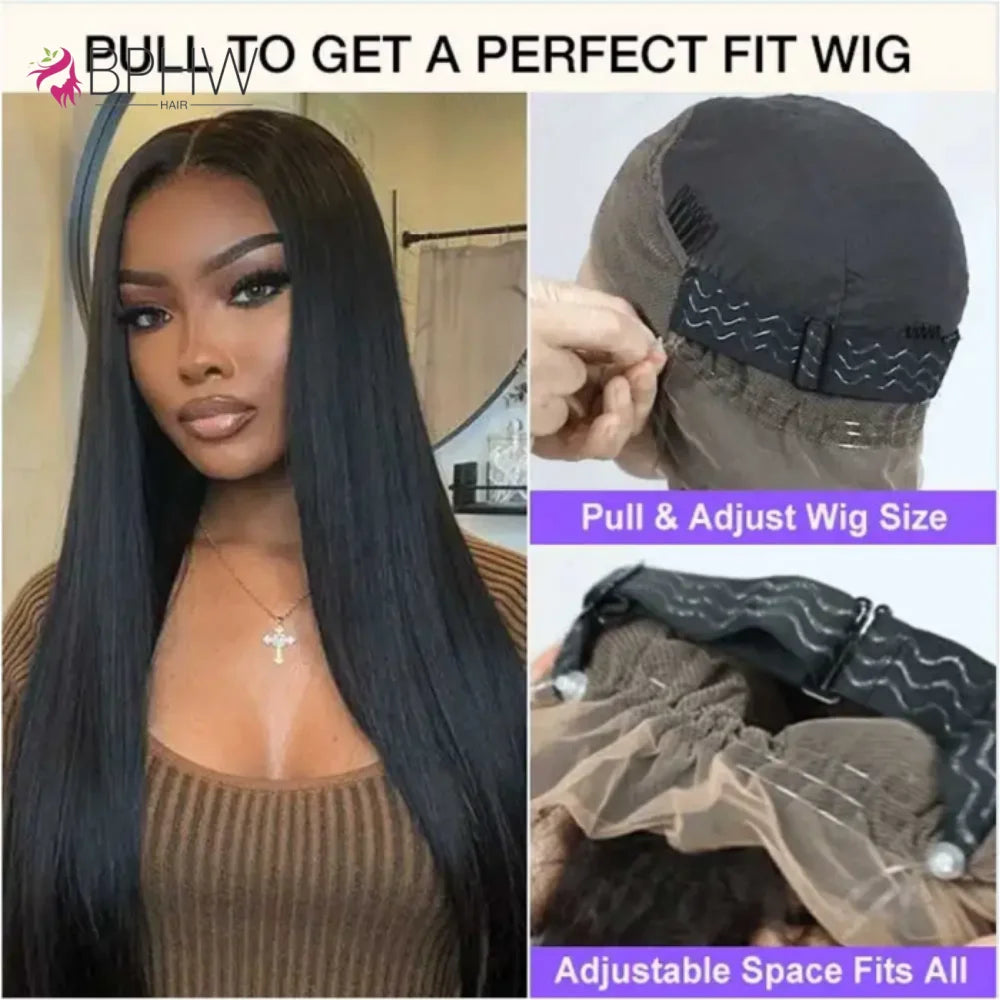 Sleek & Smooth | Straight Glueless HD Lace 360 Lace Wig