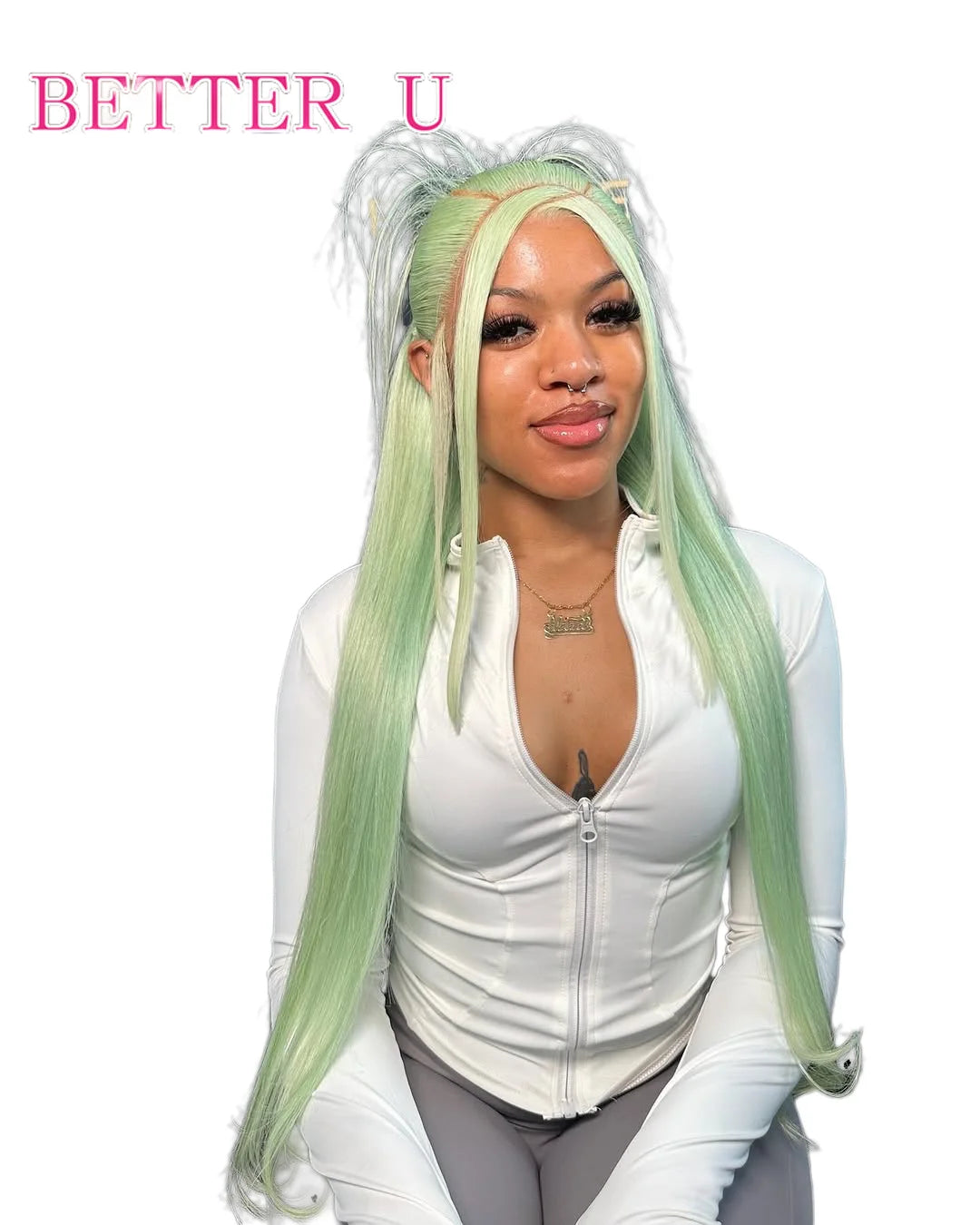 Bold Blonde | 613 Blonde Glueless HD Lace 13x6 Frontal Wig by Exceed BETTER U Pre-Cut