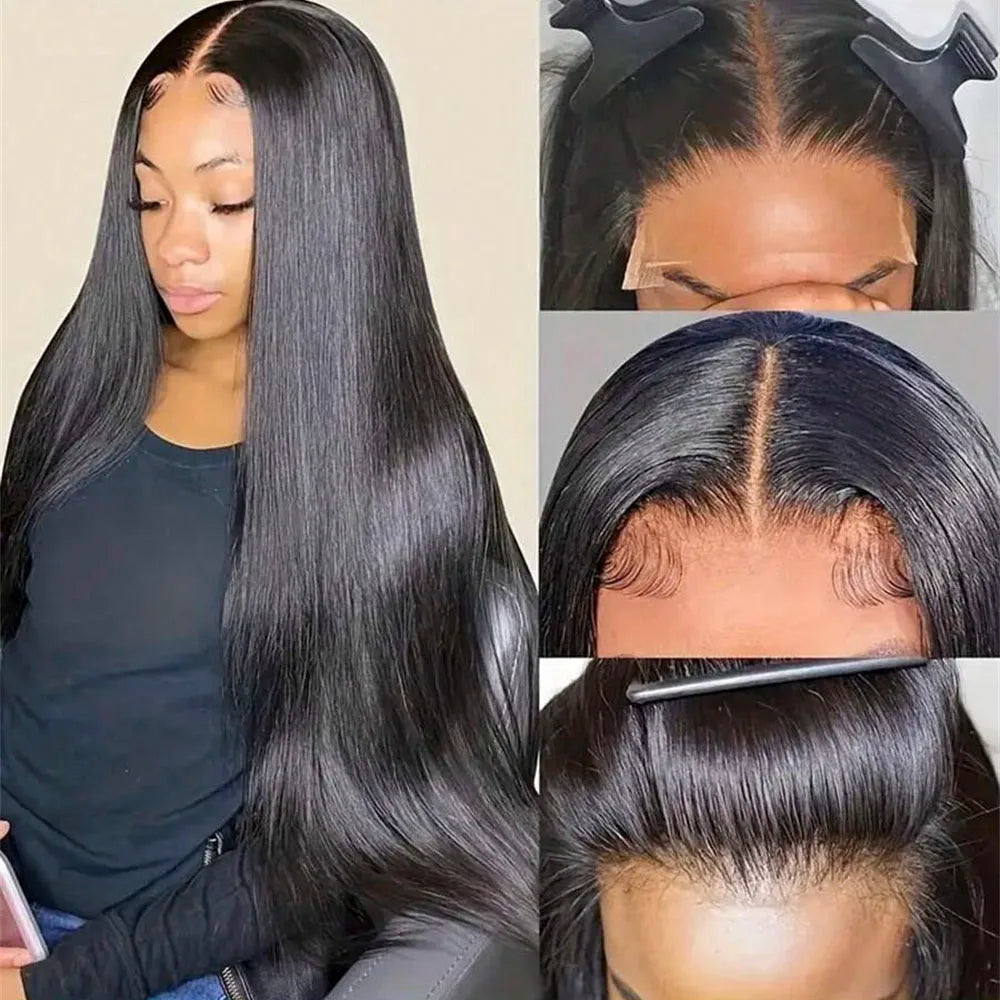 Sleek & Smooth | Straight Glueless HD Lace 13x6 Frontal Wig Pre-Cut by JACEY