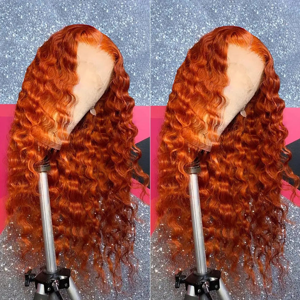 Wear & Go | Ginger Deep Wave Glueless HD Lace 13x6 Frontal Wig