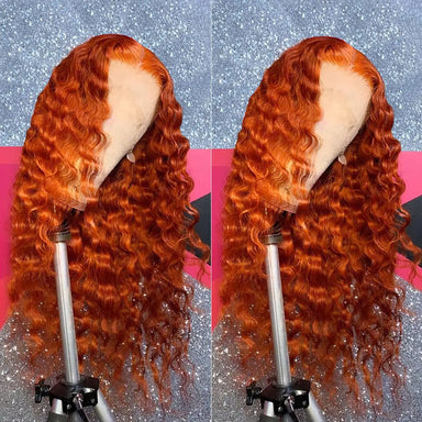 Wear & Go | Ginger Deep Wave Glueless HD Lace 13x6 Frontal Wig