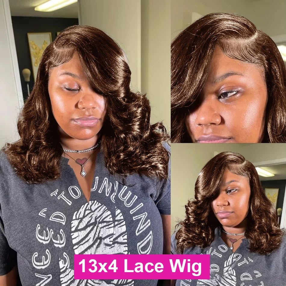 Effortless Glam | Loose Wave Glueless HD Lace 13x4 Frontal Wig by Mayfive