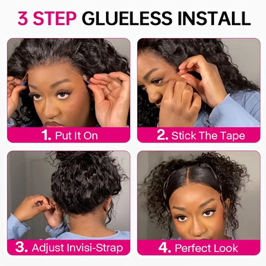Big Curl Energy | 250% High Density Kinky Curly Glueless HD Lace 360 Lace Wig