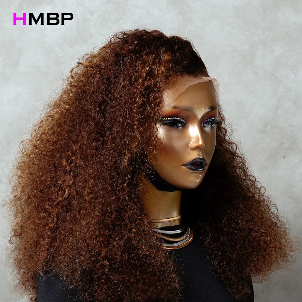 Curl Goals | 400% Super Density Kinky Curly Glueless HD Lace 360 Lace Wig by HMBP