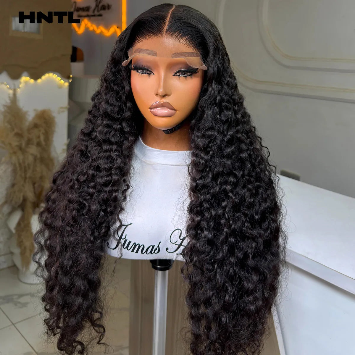 Throw On & Go | Deep Wave Glueless HD Lace 13x6 Frontal Wig by HNTL