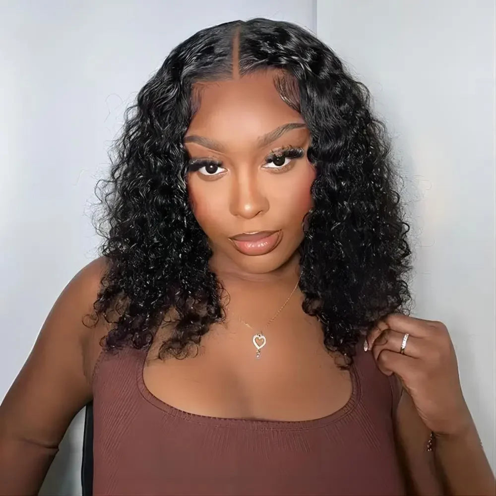 Ready To Wear | Deep Wave Glueless HD Lace 13x4 Frontal Wig Pre-Cut