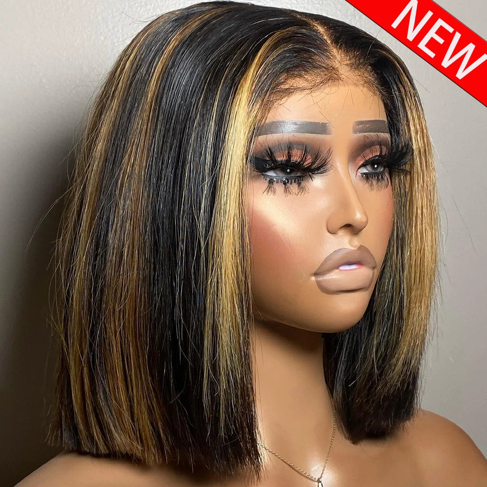 Trending Now | Brown Highlight 250% High Density Highlight Glueless HD Lace 13x6 Frontal Wig