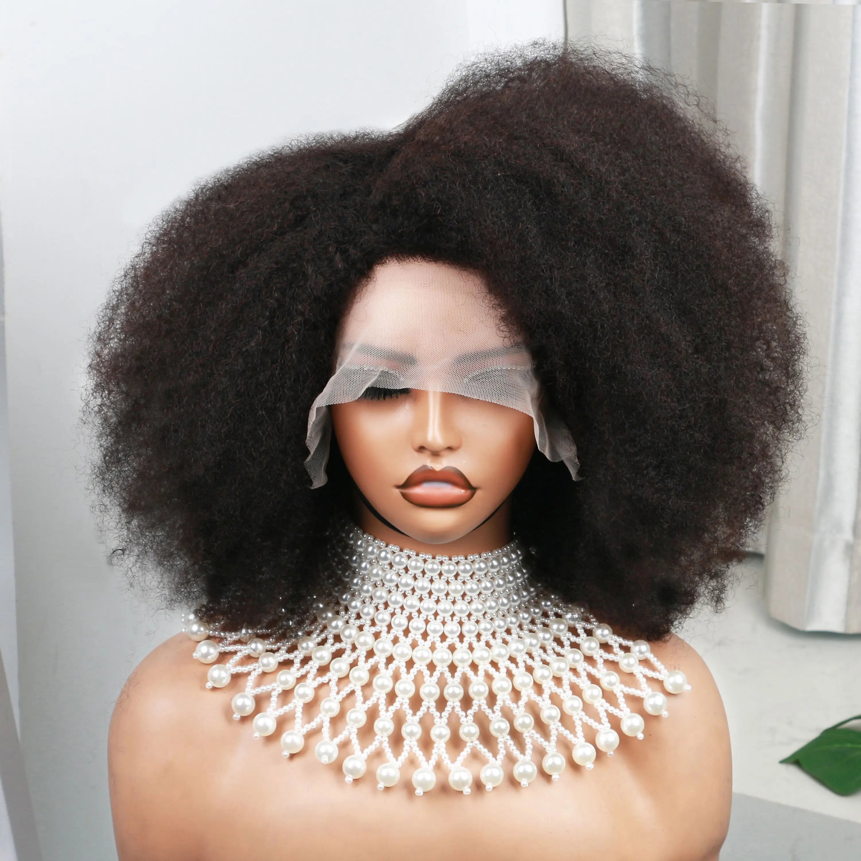 Natural Kinks | 250% High Density Kinky Curly Glueless HD Lace 13x4 Frontal Wig
