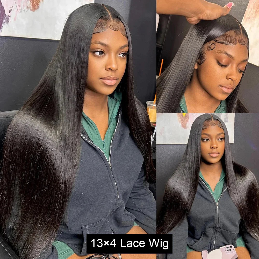 Classic Silk | 200% Density Straight Glueless HD Lace 13x6 Frontal Wig by NuoCheng Pre-Cut