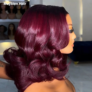 Effortless Glam | Burgundy 99J Loose Wave Glueless HD Lace 13x4 Frontal Wig