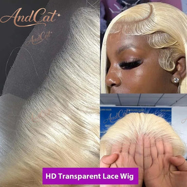Platinum Glow | 200% Density 613 Blonde Glueless HD Lace 13x6 Frontal Wig
