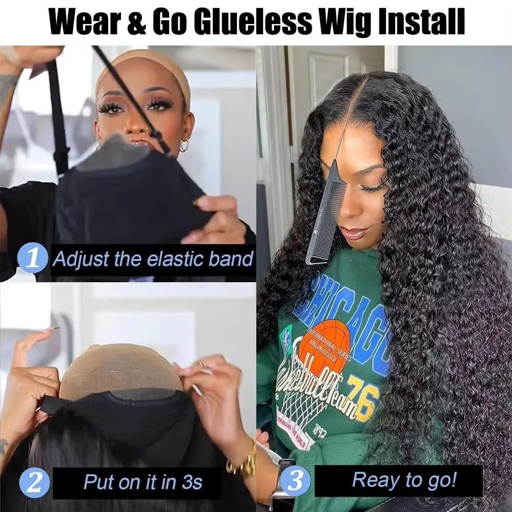 Ready To Wear | Deep Wave Glueless HD Lace 13x6 Frontal Wig Pre-Cut