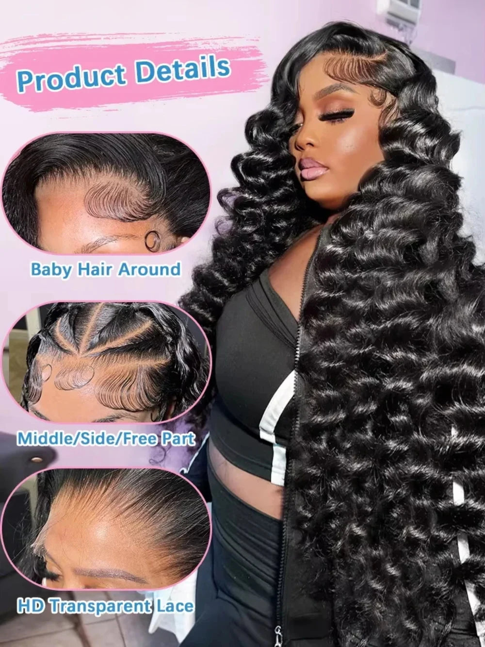 Ready To Wear | Deep Wave Glueless HD Lace 13x6 Frontal Wig