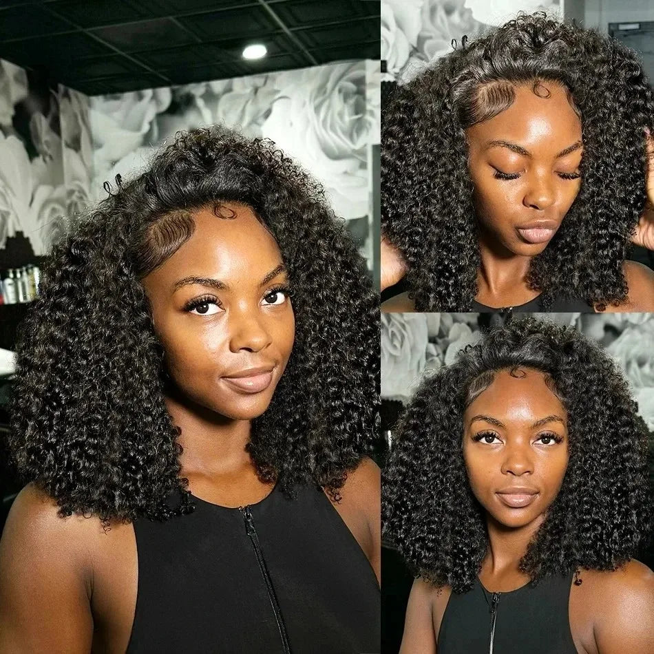 Throw On & Go | 300% Extra Density Water Wave Glueless HD Lace 13x4 Frontal Wig Pre-Cut