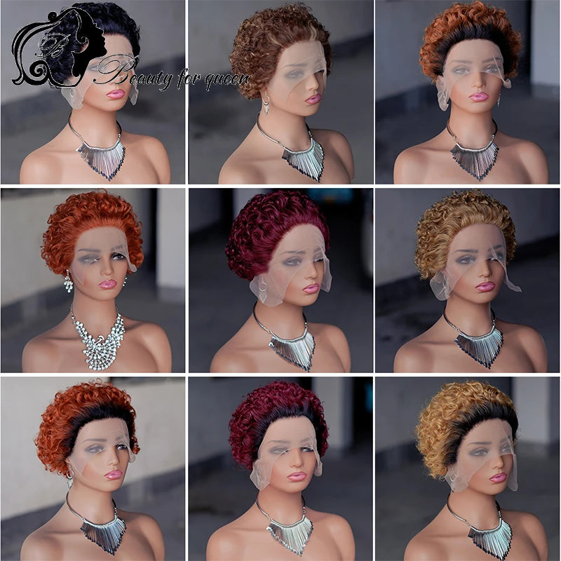 Natural Kinks | Kinky Curly Glueless HD Lace 13x4 Frontal Wig by Evolution Of Hairdressing Pre-Cut