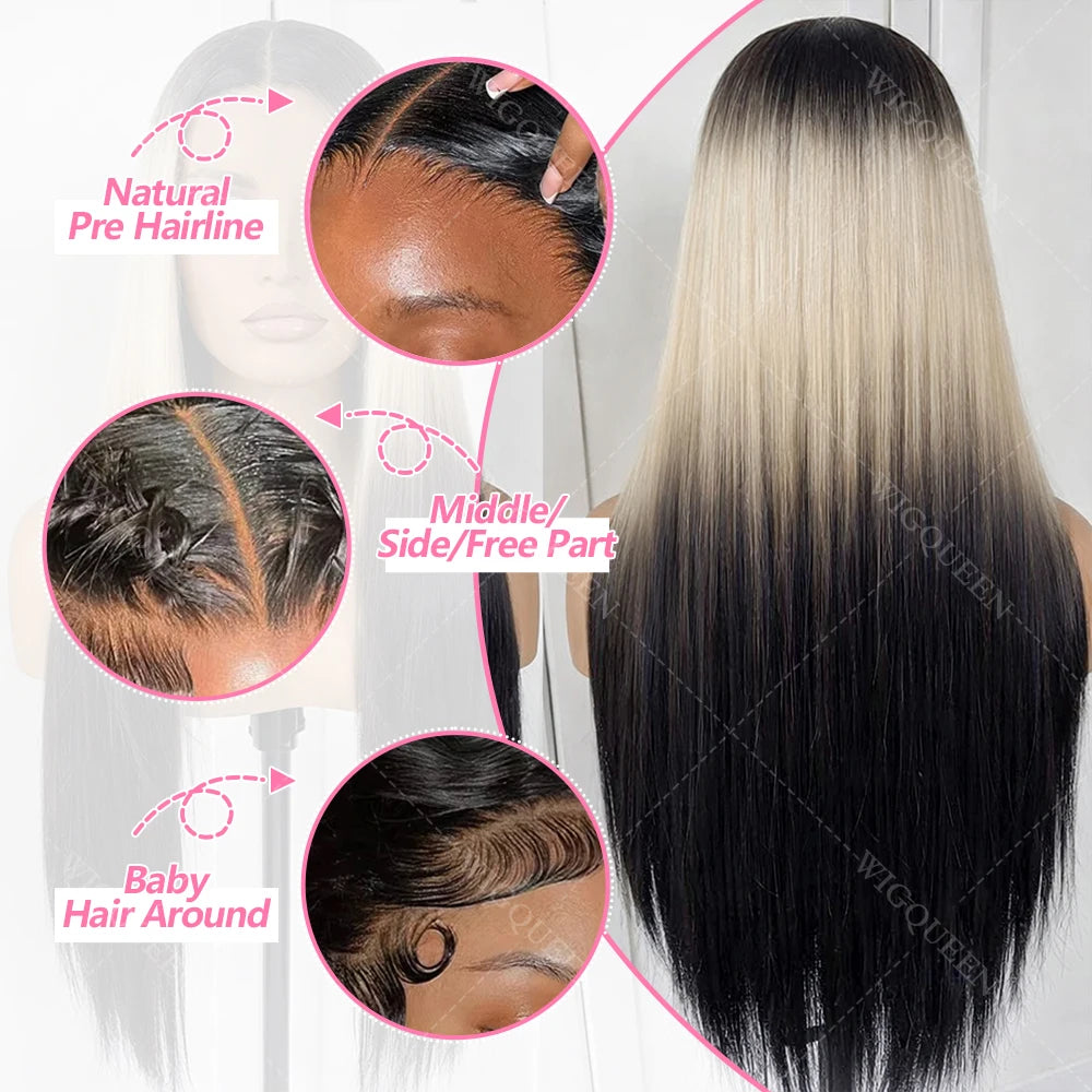 Sun-Kissed | 200% Density Highlight Glueless HD Lace 4x4 Closure Wig