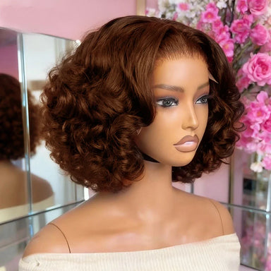 Effortless Glam | Loose Wave Glueless HD Lace 13x4 Frontal Wig by Mayfive