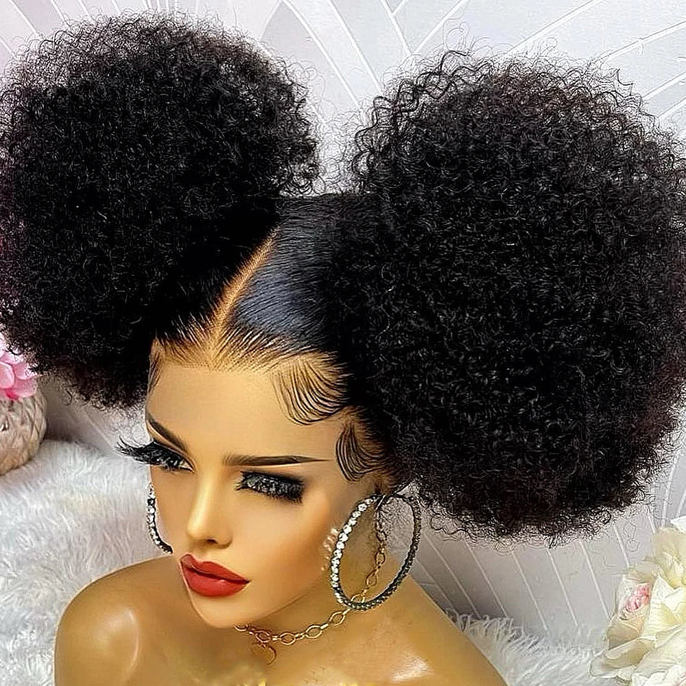 Big Curl Energy | 400% Super Density Kinky Curly Glueless HD Lace 360 Lace Wig