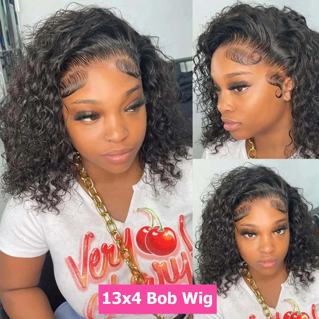 Throw On & Go | 200% Density Water Wave Glueless HD Lace 13x4 Frontal Wig by Duoxuan