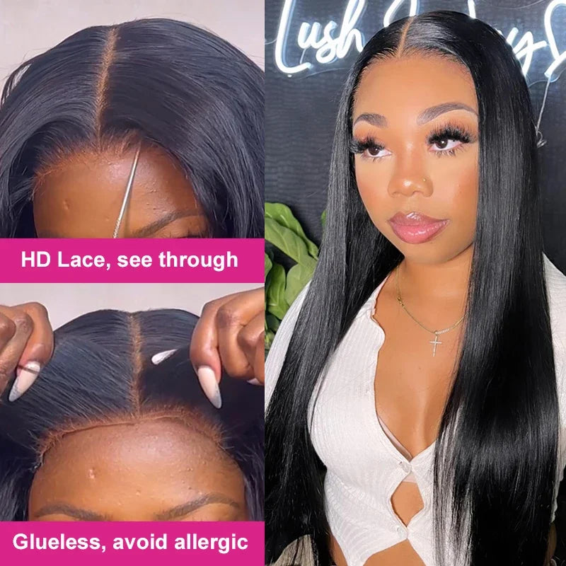 Polished Look | Straight Glueless HD Lace 13x6 Frontal Wig by PICKU Pre-Cut
