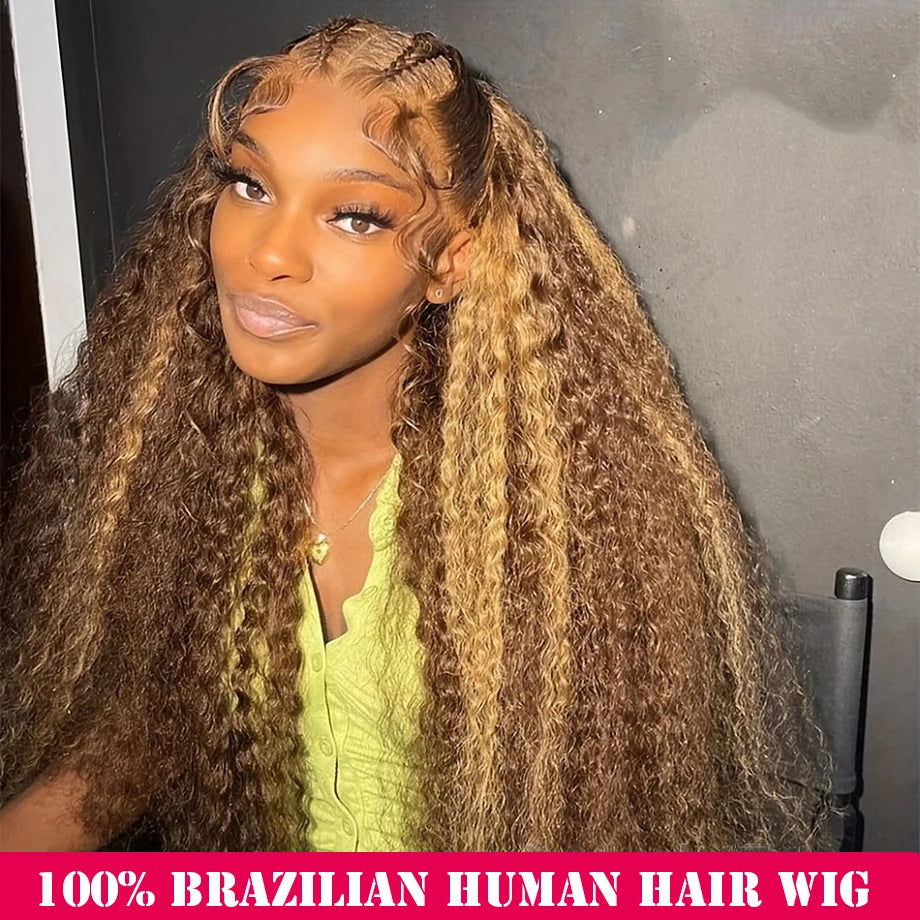Trending Now | Honey Brown Highlight Glueless HD Lace 13x6 Frontal Wig Pre-Cut