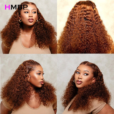 Curl Goals | 400% Super Density Kinky Curly Glueless HD Lace 360 Lace Wig by HMBP