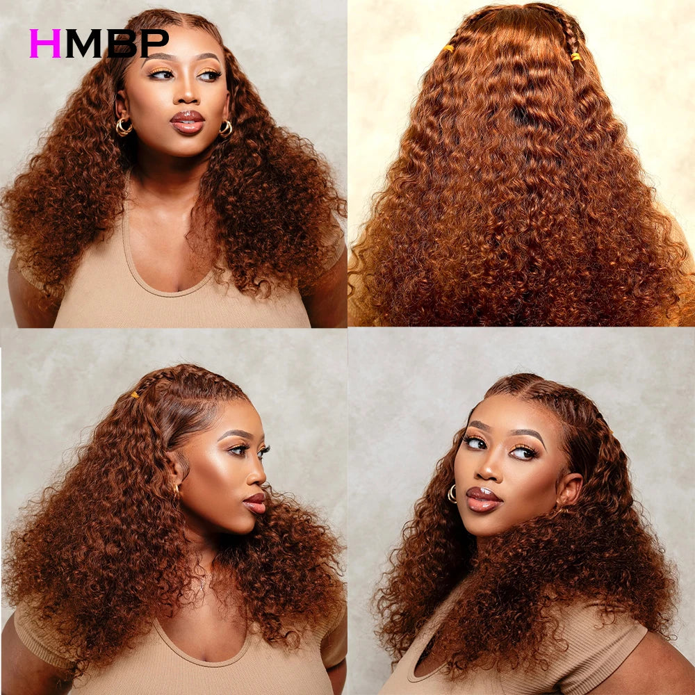 Curl Goals | 400% Super Density Kinky Curly Glueless HD Lace 360 Lace Wig by HMBP