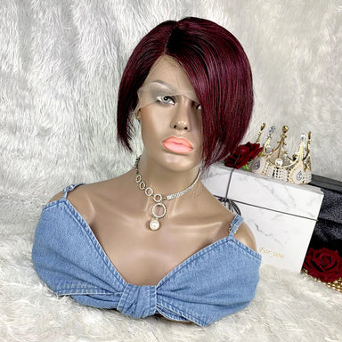 Rich Color | Burgundy 99J Glueless HD Lace 13x4 Frontal Wig