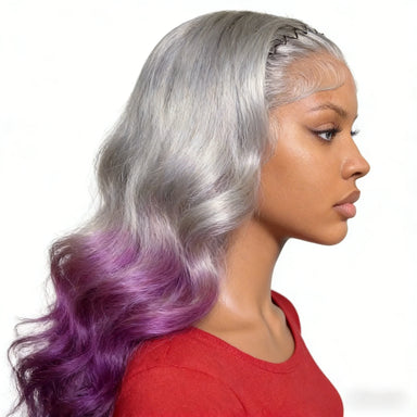 Flowy Waves | Salt & Pepper 250% High Density Loose Wave Glueless HD Lace 13x6 Frontal Wig