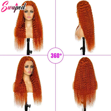 Ready To Wear | Ginger 200% Density Deep Wave Glueless HD Lace 13x6 Frontal Wig