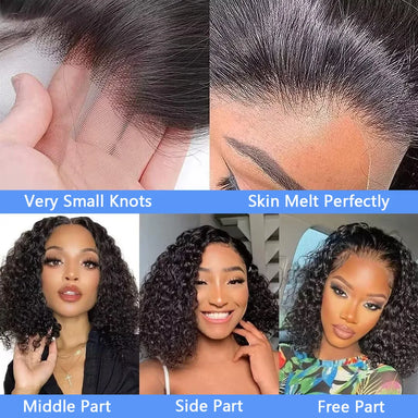 Throw On & Go | 250% High Density Deep Wave Glueless HD Lace 13x4 Frontal Wig Pre-Cut