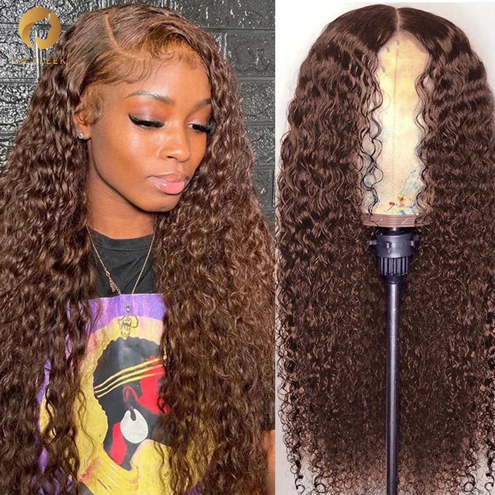 Wear & Go | Deep Wave Glueless HD Lace 13x6 Frontal Wig Pre-Cut by on fleek
