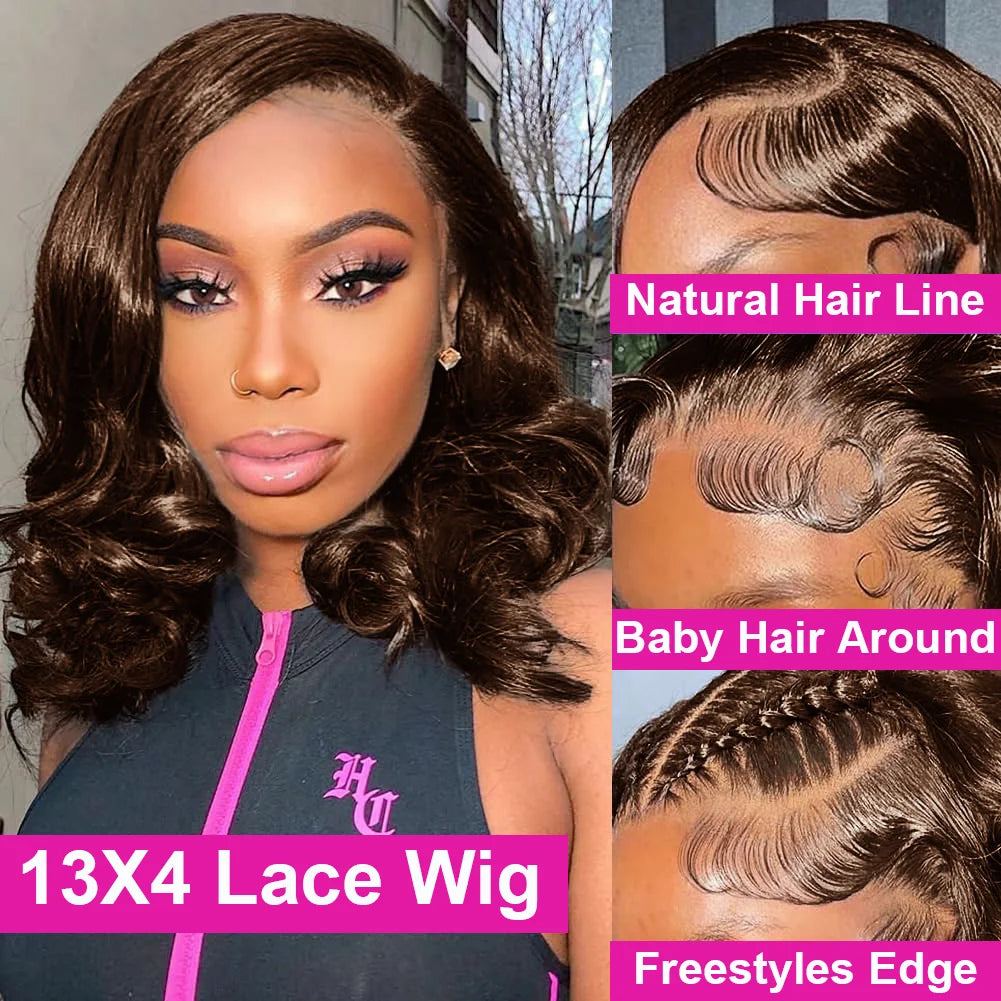 Effortless Glam | Loose Wave Glueless HD Lace 13x4 Frontal Wig by Mayfive